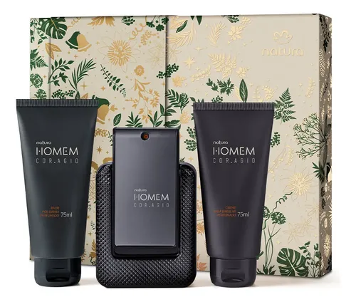 Presente Natura Homem Cor.agio Cuidados Pessoais Original Nf